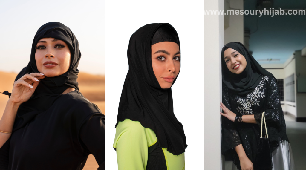 Black Hijab for stylish dressup